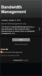 Mobile Screenshot of bandwidthmgmt.blogspot.com
