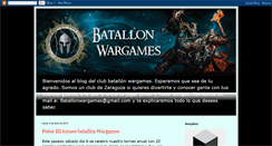 Desktop Screenshot of batallonwargames.blogspot.com