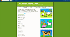 Desktop Screenshot of animalcoloringpages.blogspot.com