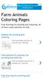 Mobile Screenshot of animalcoloringpages.blogspot.com