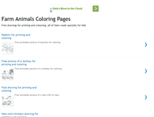 Tablet Screenshot of animalcoloringpages.blogspot.com