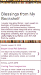 Mobile Screenshot of bookshelfblessings.blogspot.com