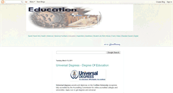 Desktop Screenshot of cloloceducation.blogspot.com