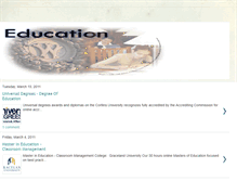 Tablet Screenshot of cloloceducation.blogspot.com