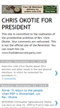 Mobile Screenshot of chrisokotie.blogspot.com