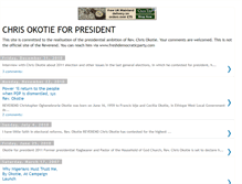 Tablet Screenshot of chrisokotie.blogspot.com