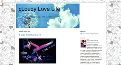 Desktop Screenshot of cloudylovelife.blogspot.com