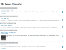 Tablet Screenshot of oldcronechronicles.blogspot.com