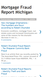 Mobile Screenshot of mortgagefraudreportmichigan.blogspot.com