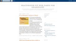 Desktop Screenshot of fitforsharepoint.blogspot.com