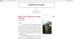 Desktop Screenshot of gurkanbicen.blogspot.com