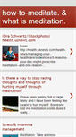 Mobile Screenshot of meditater-life.blogspot.com