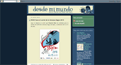 Desktop Screenshot of desdemimundo.blogspot.com