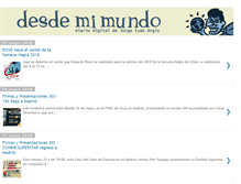 Tablet Screenshot of desdemimundo.blogspot.com