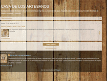 Tablet Screenshot of casadelosartesanos.blogspot.com