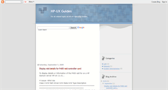 Desktop Screenshot of hpux-guides.blogspot.com