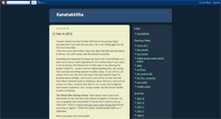 Desktop Screenshot of kanahakkliha.blogspot.com
