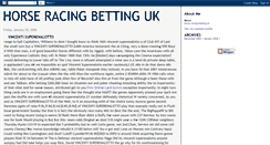 Desktop Screenshot of horseracingbettinguk.blogspot.com