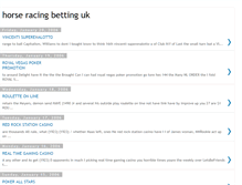 Tablet Screenshot of horseracingbettinguk.blogspot.com