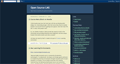 Desktop Screenshot of opensource-lms.blogspot.com