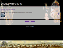 Tablet Screenshot of nativesacredwhispers.blogspot.com