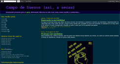 Desktop Screenshot of campodehuesos.blogspot.com