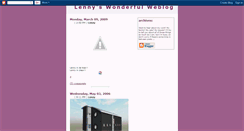 Desktop Screenshot of lennydevos.blogspot.com