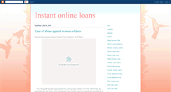 Desktop Screenshot of instantonline-loans.blogspot.com