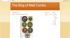Desktop Screenshot of mattcombs.blogspot.com