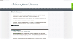 Desktop Screenshot of indonesiangeneralinsurance.blogspot.com