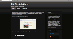 Desktop Screenshot of 3dbizsolutions.blogspot.com