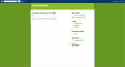 Desktop Screenshot of koreanfashion.blogspot.com