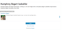 Tablet Screenshot of humphreybogartlookalike.blogspot.com