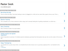 Tablet Screenshot of pastorgeek.blogspot.com