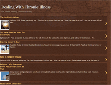 Tablet Screenshot of chronic-illness-life.blogspot.com