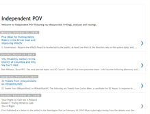 Tablet Screenshot of independentpov.blogspot.com