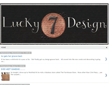 Tablet Screenshot of mylucky7design.blogspot.com
