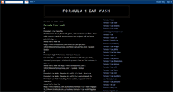 Desktop Screenshot of formula1carwash.blogspot.com