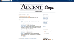 Desktop Screenshot of accentnewspaper.blogspot.com