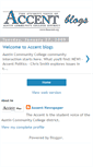 Mobile Screenshot of accentnewspaper.blogspot.com