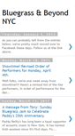 Mobile Screenshot of bluegrassandbeyondnyc.blogspot.com