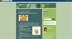 Desktop Screenshot of healthdesigner.blogspot.com