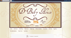 Desktop Screenshot of dbabyhouse.blogspot.com