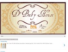 Tablet Screenshot of dbabyhouse.blogspot.com