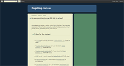 Desktop Screenshot of dogablogger.blogspot.com