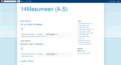 Desktop Screenshot of 14masumeen.blogspot.com