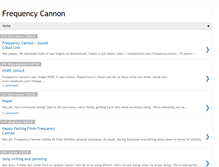 Tablet Screenshot of frequencycannon.blogspot.com