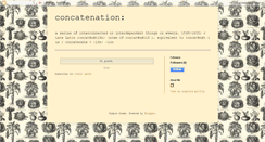 Desktop Screenshot of concatenation.blogspot.com