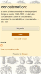 Mobile Screenshot of concatenation.blogspot.com