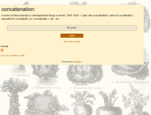 Tablet Screenshot of concatenation.blogspot.com